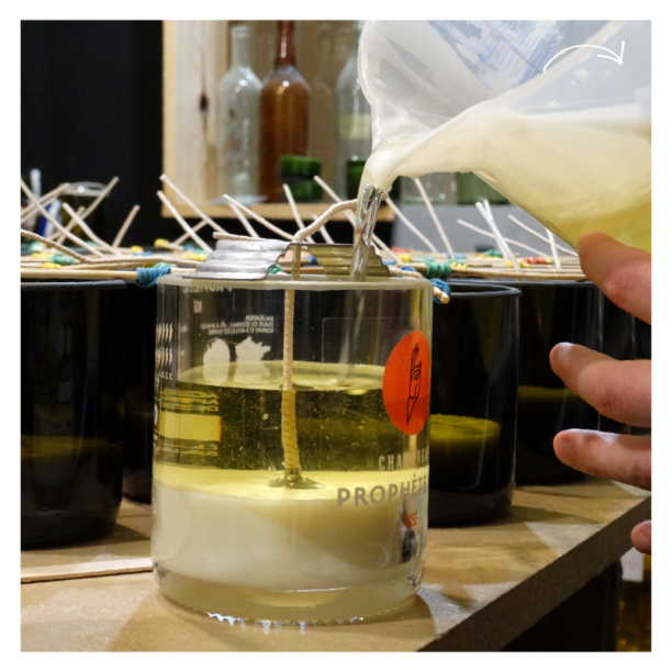 Bougie Upcyclée Prophete and CO